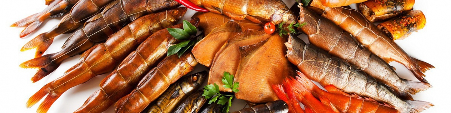 Морепродукты горячего копчения